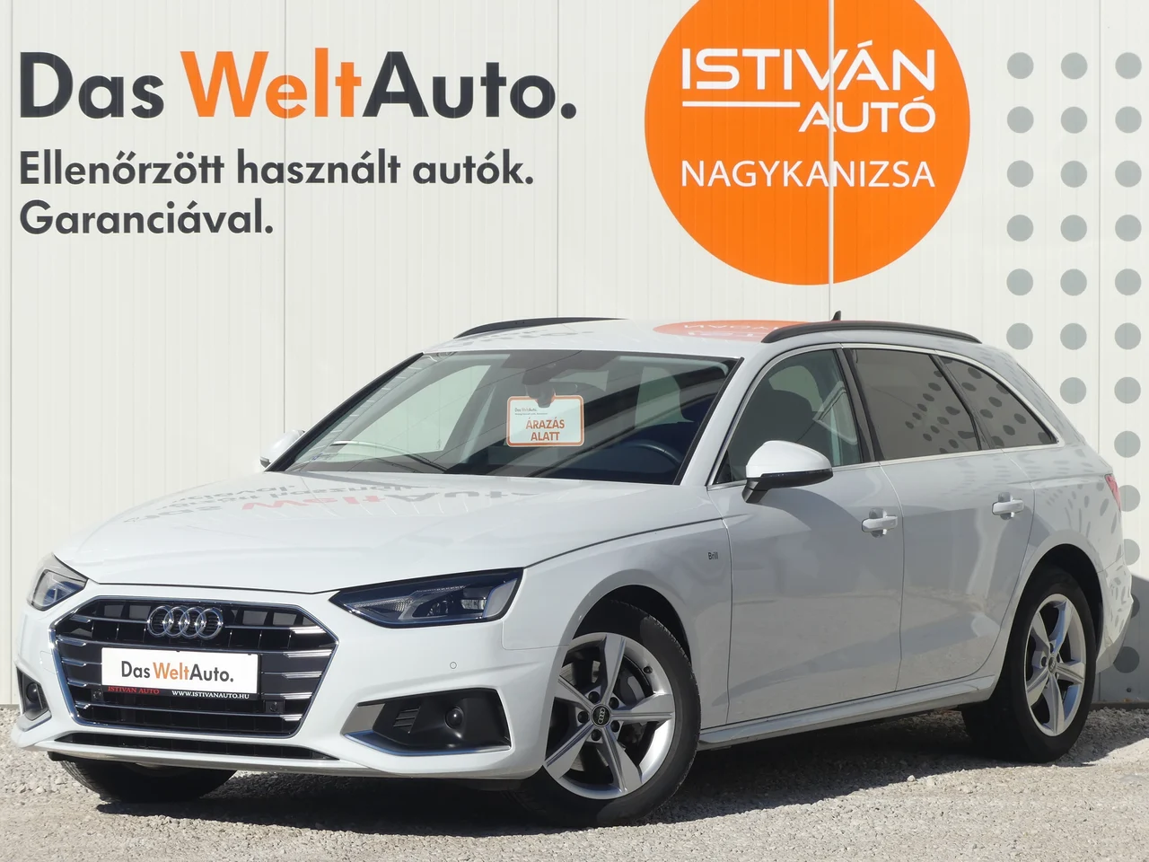 Audi A4 2,0 150 kW TDI automat rok 2024, Gleccserfehér metál, 15 988 km, Maďarsko — foto 1