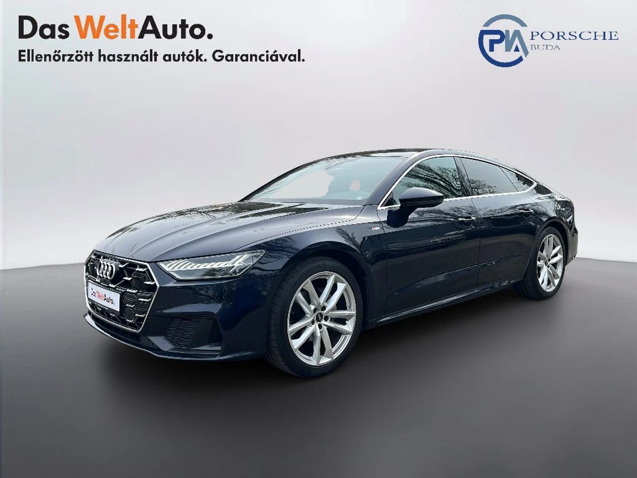 Audi A7 4x4 2,0 150 kW TDI automat rok 2024, Égboltkék metál, 26 677 km, Maďarsko — foto 1