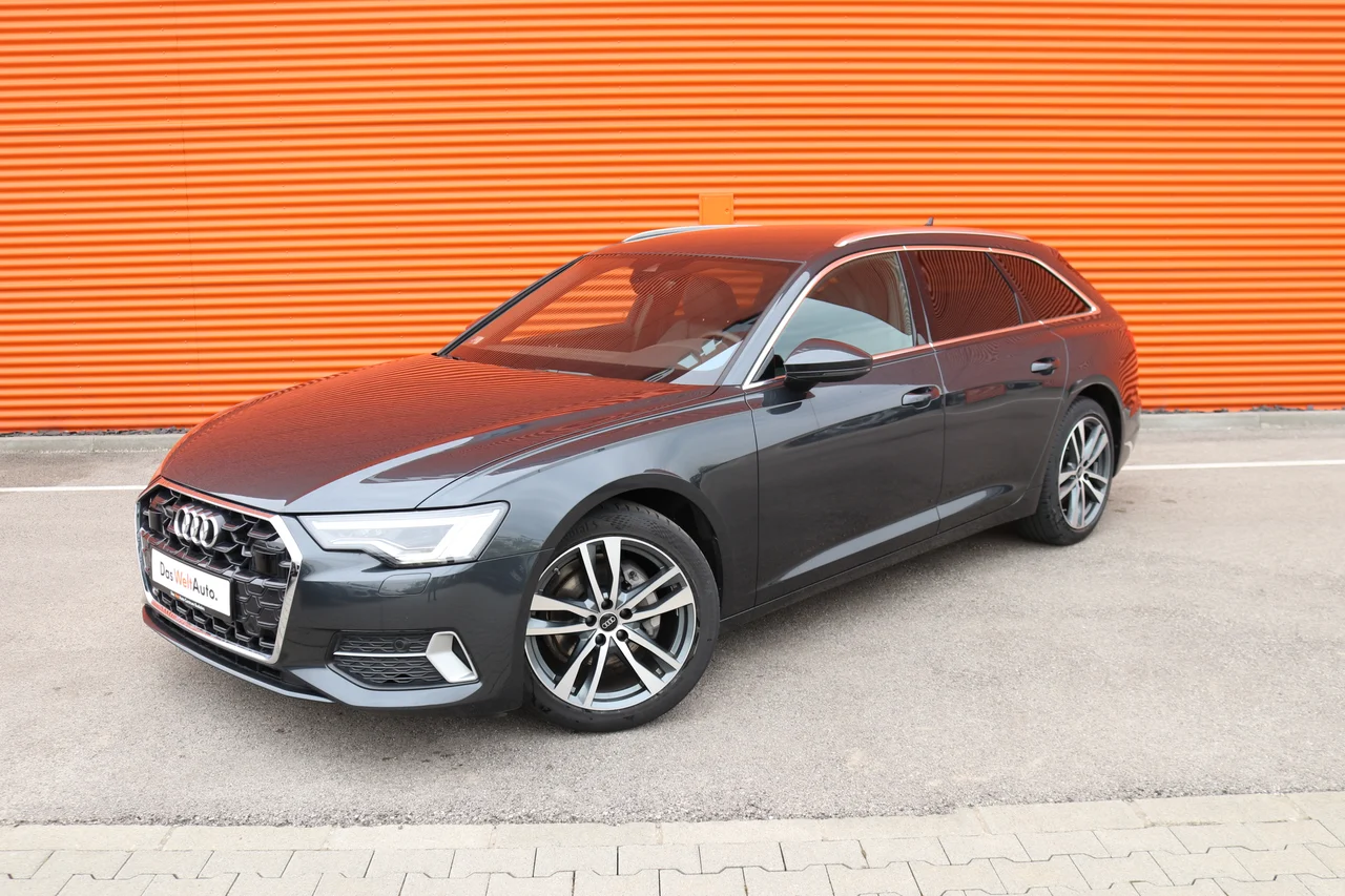 Audi A6 4x4 2,0 150 kW TDI automat rok 2025, Manhattan szürke metál, 24 319 km, Maďarsko — foto 1 z 13 Audi A6 4x4 2,0 150 kW TDI automat rok 2025, Manhattan szürke metál, 24 319 km, Maďarsko — foto 1 z 13