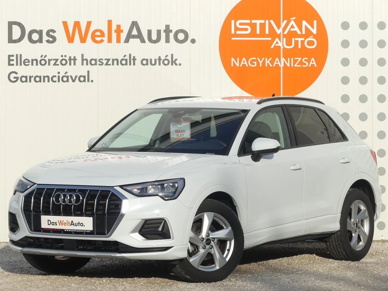 Audi Q3 1,5 110 kW TFSI automat rok 2024, Gleccserfehér metál, 28 828 km, Maďarsko — foto 1 | AMOTOR Audi Q3 1,5 110 kW TFSI automat rok 2024, Gleccserfehér metál, 28 828 km, Maďarsko — foto 1