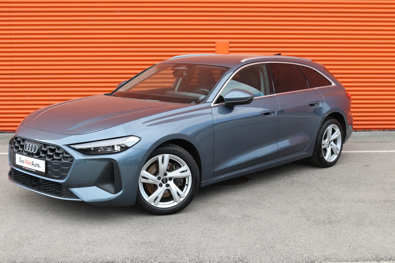 Audi A5 2,0 TDI 150 kW automat rok 2025, Horizontkék metál, 27 724 km, Maďarsko — foto 1 | AMOTOR Audi A5 2,0 TDI 150 kW automat rok 2025, Horizontkék metál, 27 724 km, Maďarsko — foto 1