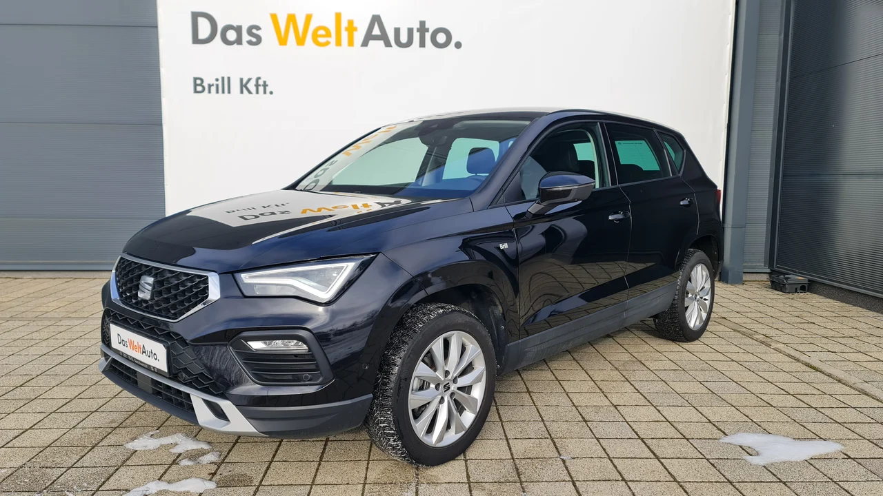 SEAT Ateca 1,5 TSI 110 kW DSG rok 2025, Feketemágia metál, 26 904 km, Maďarsko — foto 1 | AMOTOR SEAT Ateca 1,5 TSI 110 kW DSG rok 2025, Feketemágia metál, 26 904 km, Maďarsko — foto 1