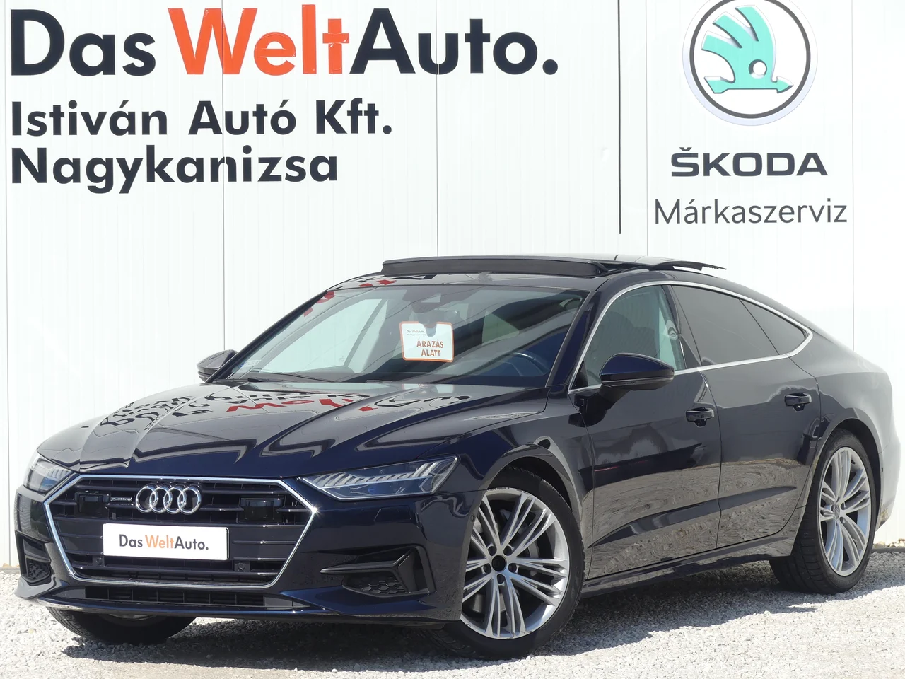 Audi A7 4x4 3,0 250 kW TFSI automat rok 2018, Égboltkék metál, 142 622 km, Maďarsko — foto 1 | AMOTOR Audi A7 4x4 3,0 250 kW TFSI automat rok 2018, Égboltkék metál, 142 622 km, Maďarsko — foto 1