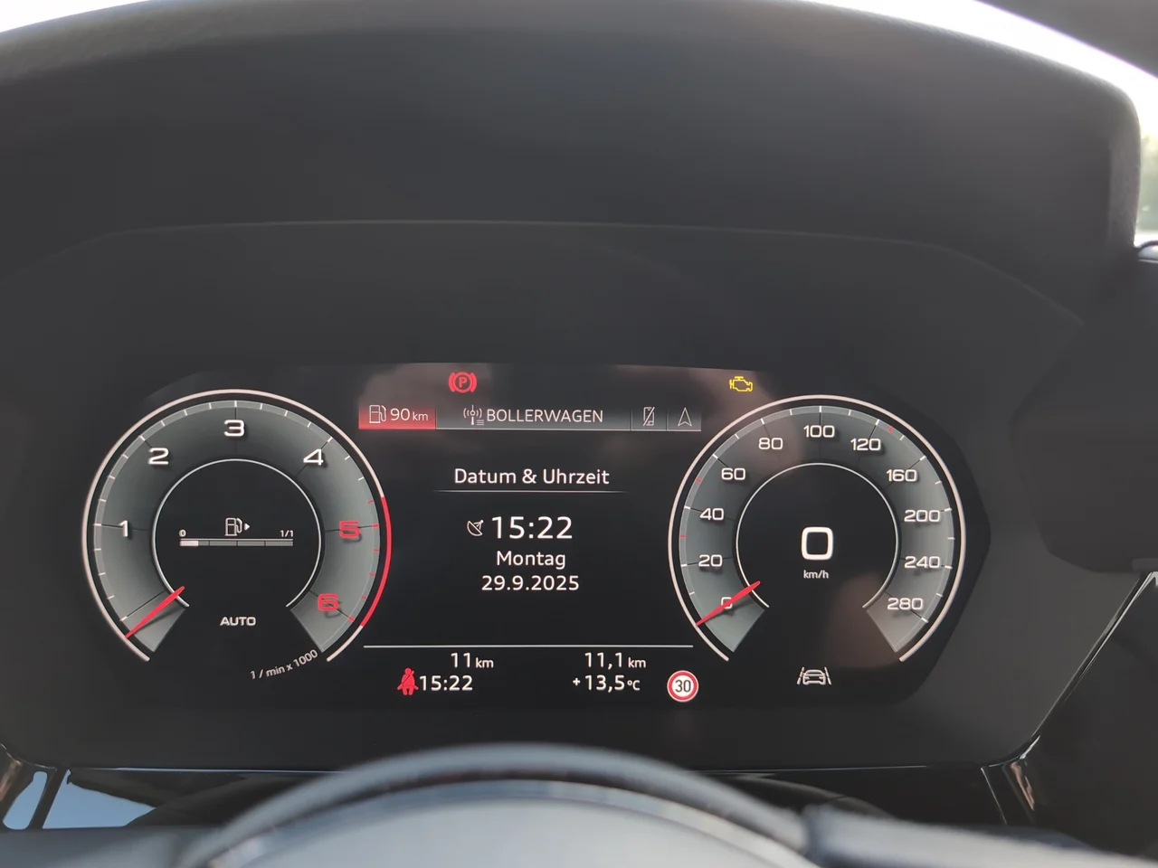 Audi A3 2,0 85 kW TDI manuál rok 2025, Brillantschwarz, 13 973 km, Rakúsko — foto 16 z 26