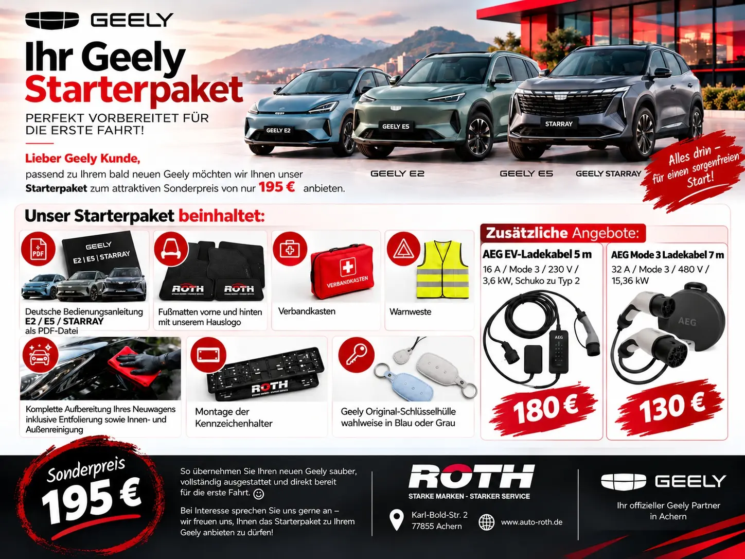 Geely E5 160 kW automat, zelená, 99 km, Nemecko — foto 3 z 9