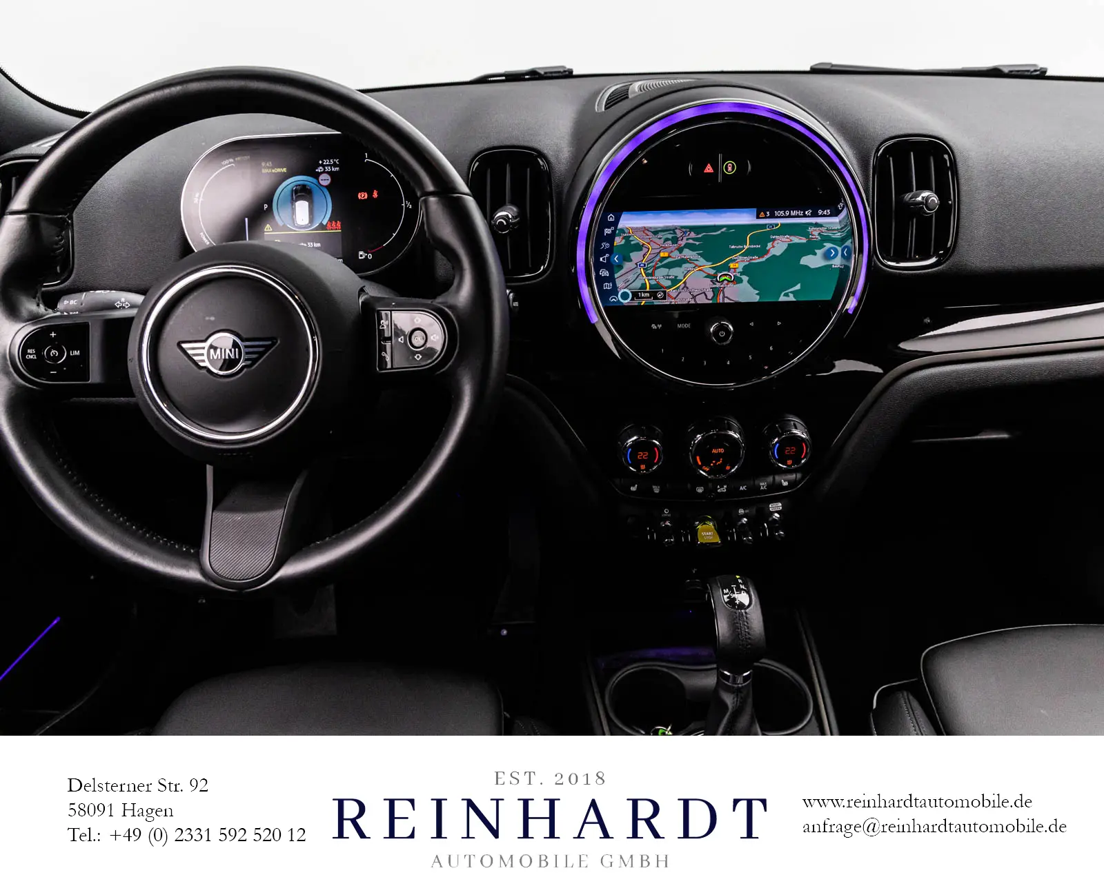 MINI Cooper SE Countryman 4x4 1,5 162 kW automat rok 2023, biela, 42 286 km, Nemecko — foto 16 z 26