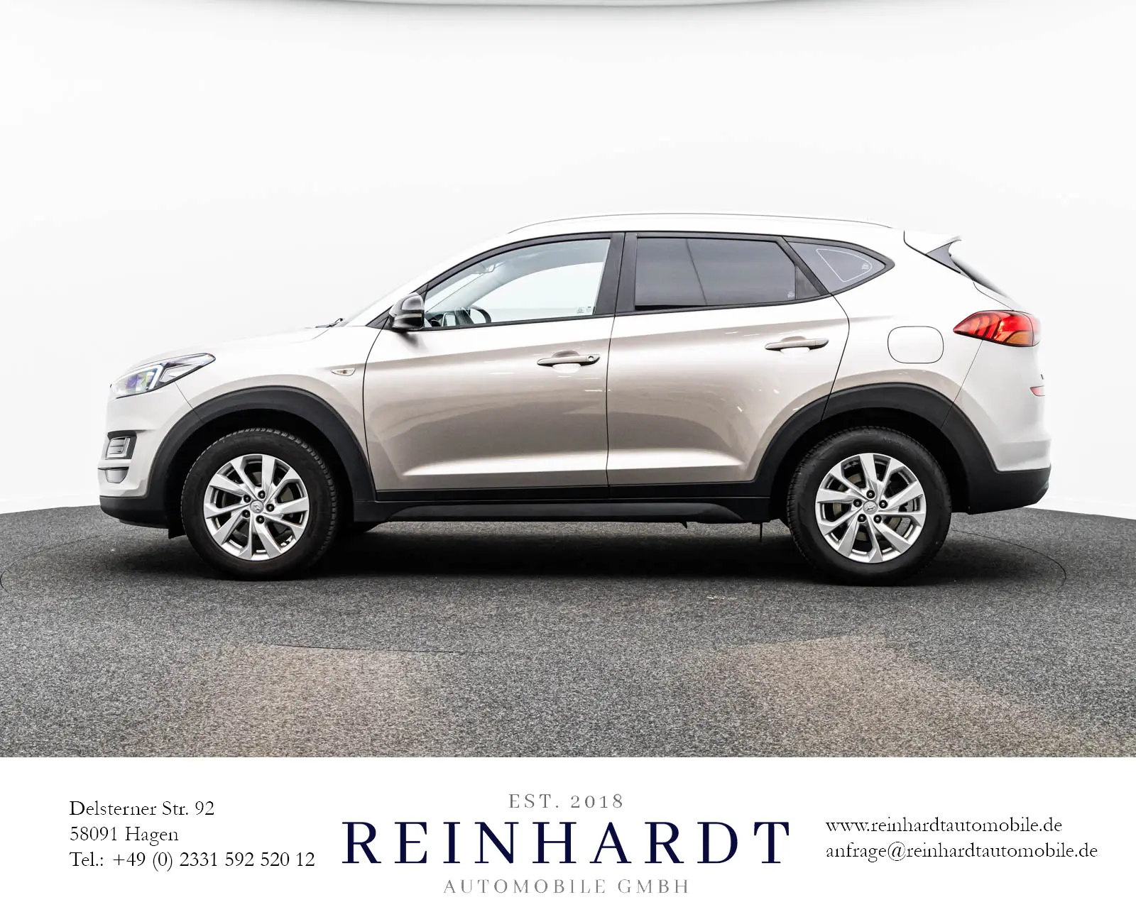 Hyundai Tucson 1,6 130 kW 1.6TGDi manuál rok 2019, biela, 44 063 km, Nemecko — foto 9 z 26