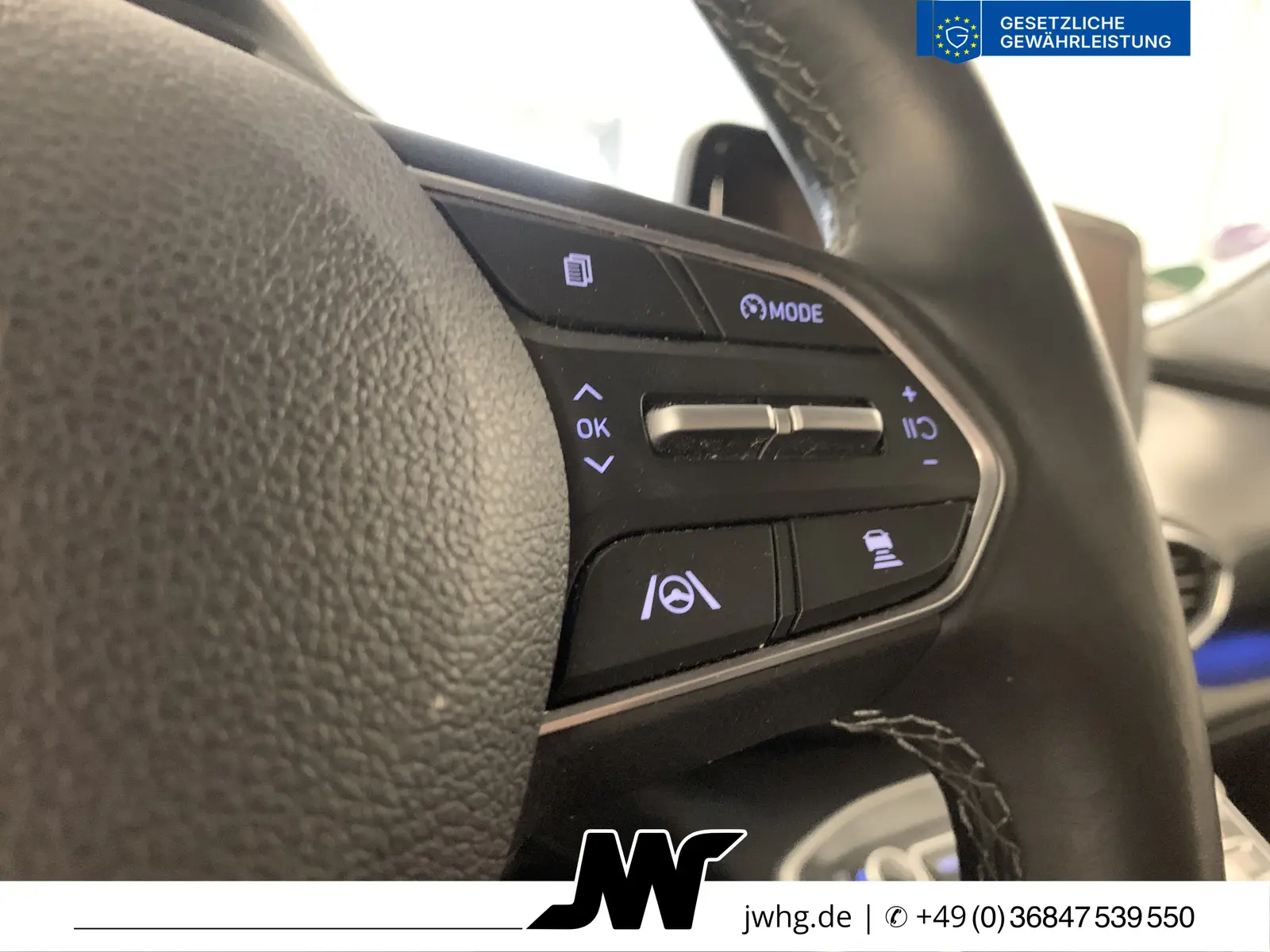 Hyundai Santa FE 4x4 1,6 195 kW automat rok 2023, čierna, 92 080 km, Nemecko — foto 14 z 19