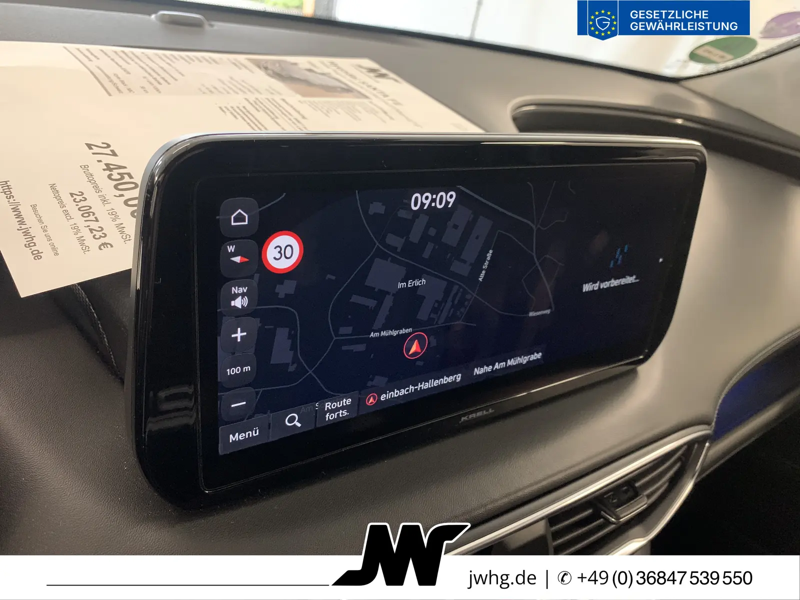 Hyundai Santa FE 4x4 1,6 195 kW automat rok 2023, čierna, 92 080 km, Nemecko — foto 16 z 19